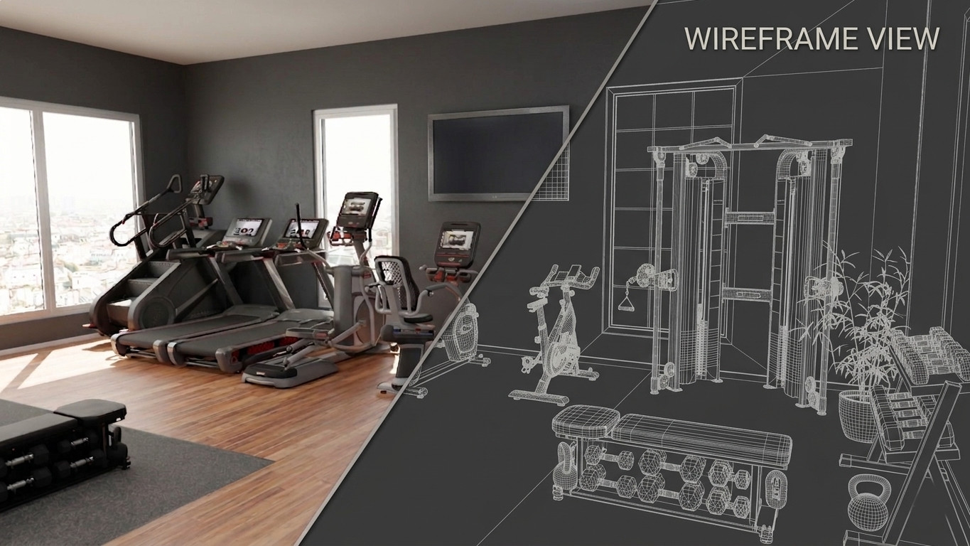 3D product visualization render